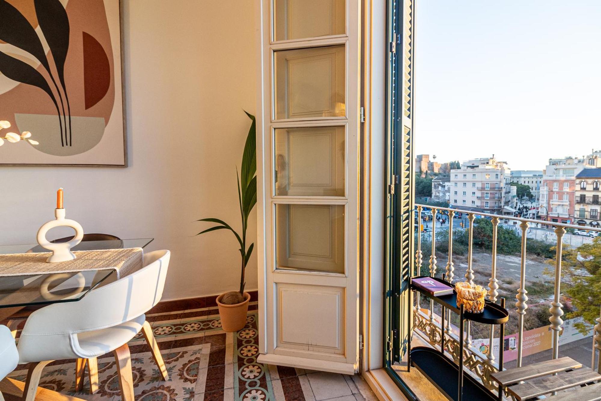 Malaga Center Flat Balcony At Picasso'S Home Exteriör bild